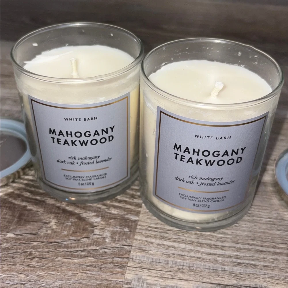 Mahogany Teakwood Candles